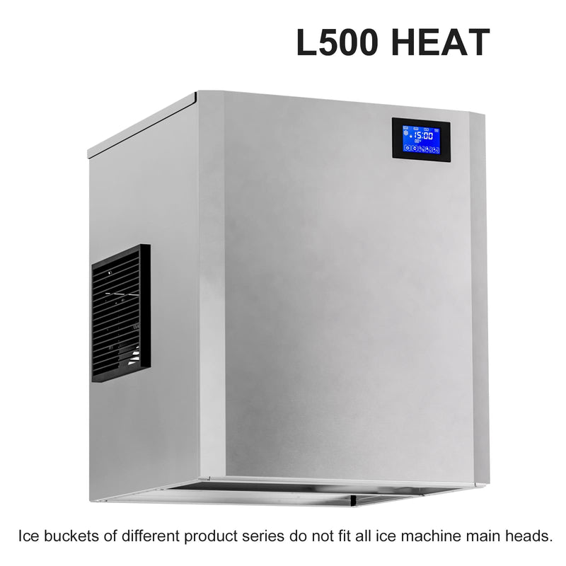 COTLIN 23" 550LBS/24H SECOP Compressor Air Cooled Stainless Steel Commercial Ice Maker L500